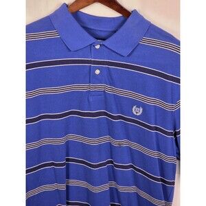 CHAPS Men's XL‎ Light Blue  Polo Golf Short Sleeve Shirt